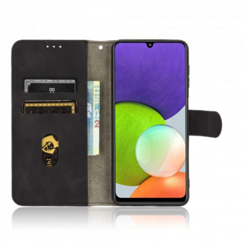 Capa Em Pele Para Samsung Galaxy A22 Toque De Pele