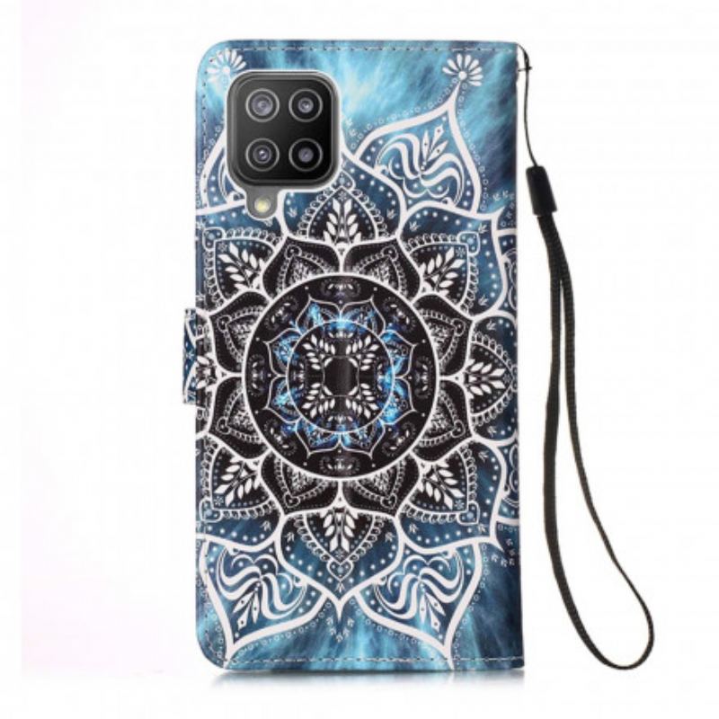 Capa Flip Para Samsung Galaxy A22 Mandala No Céu