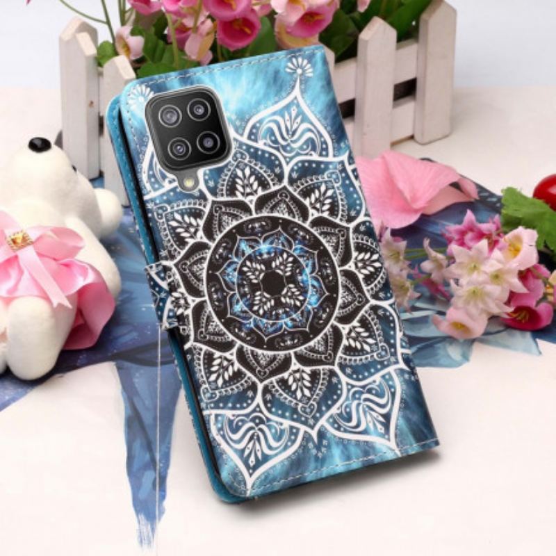 Capa Flip Para Samsung Galaxy A22 Mandala No Céu