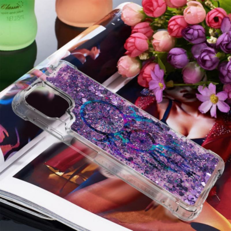 Capa Para Samsung Galaxy A22 Apanhador De Sonhos Glitter