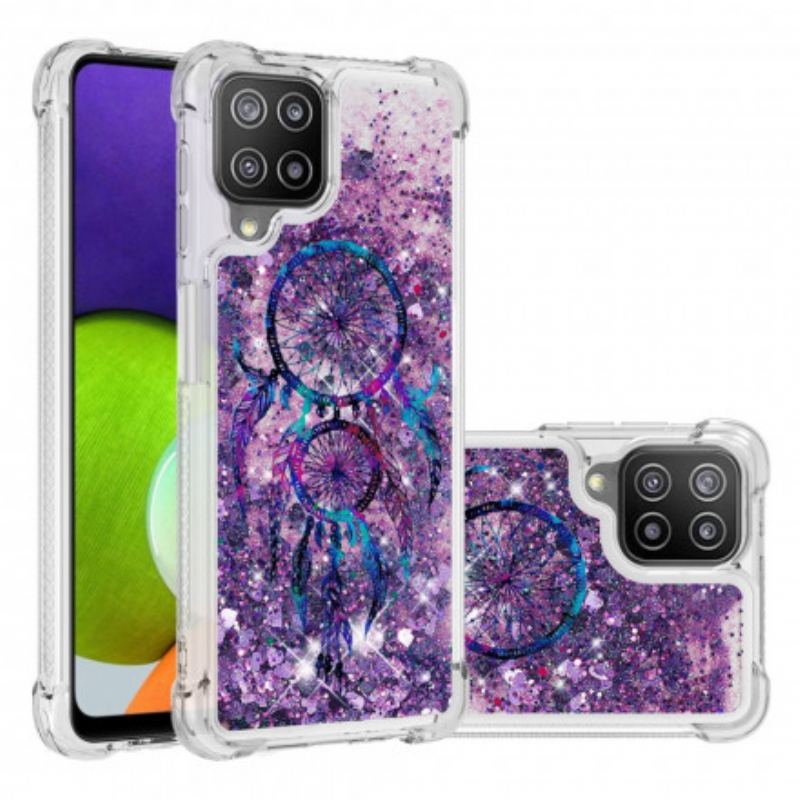 Capa Para Samsung Galaxy A22 Apanhador De Sonhos Glitter