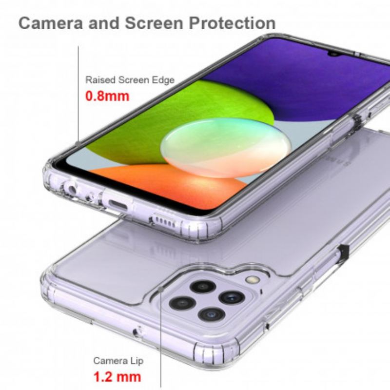 Capa Para Samsung Galaxy A22 Híbrido Transparente