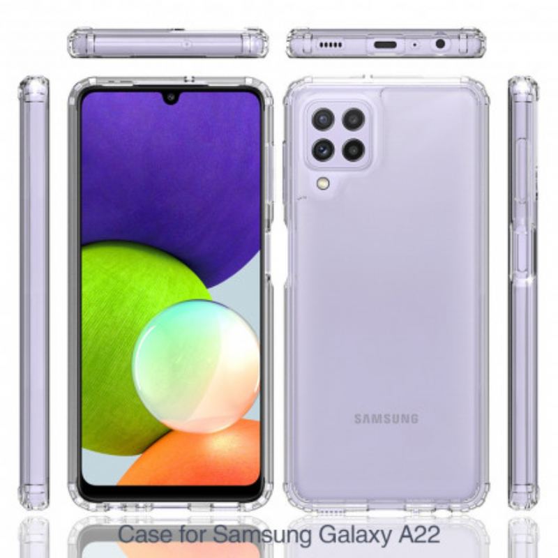 Capa Para Samsung Galaxy A22 Híbrido Transparente