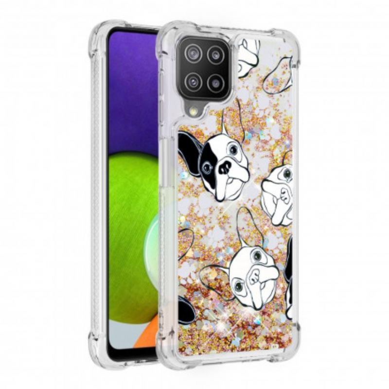 Capa Para Samsung Galaxy A22 Mr Dog Lantejoulas