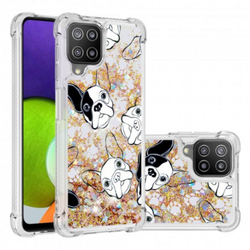 Capa Para Samsung Galaxy A22 Mr Dog Lantejoulas