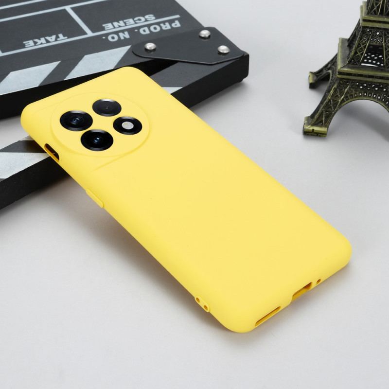 Capa De Celular Para OnePlus 11 5G Silicone Líquido Com Cordão