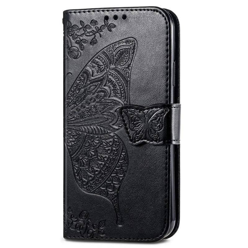 Capa De Couro Para OnePlus 11 5G Borboleta Barroca