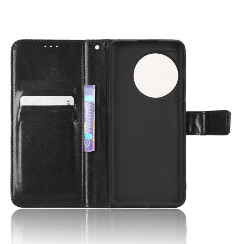 Capa Flip Para OnePlus 11 5G Couro Falso Chamativo