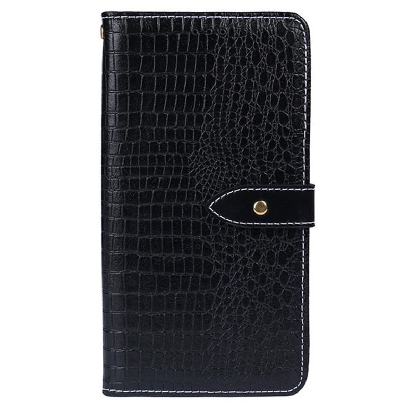 Capa Flip Para OnePlus 11 5G Crocodilo Idewei