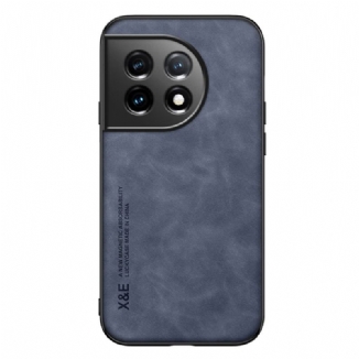 Capa Para OnePlus 11 5G Couro Efeito Couro X&e