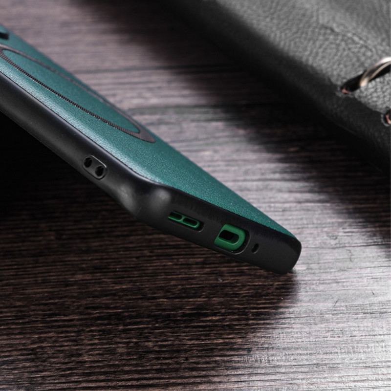 Capa Para OnePlus 11 5G Couro Sintético Compatível Com Magsafe