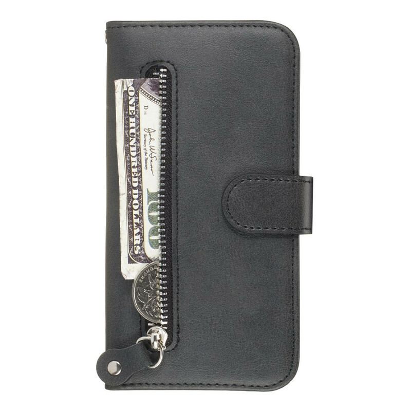 Capa De Couro Para Samsung Galaxy A71 Porta-moedas Vintage