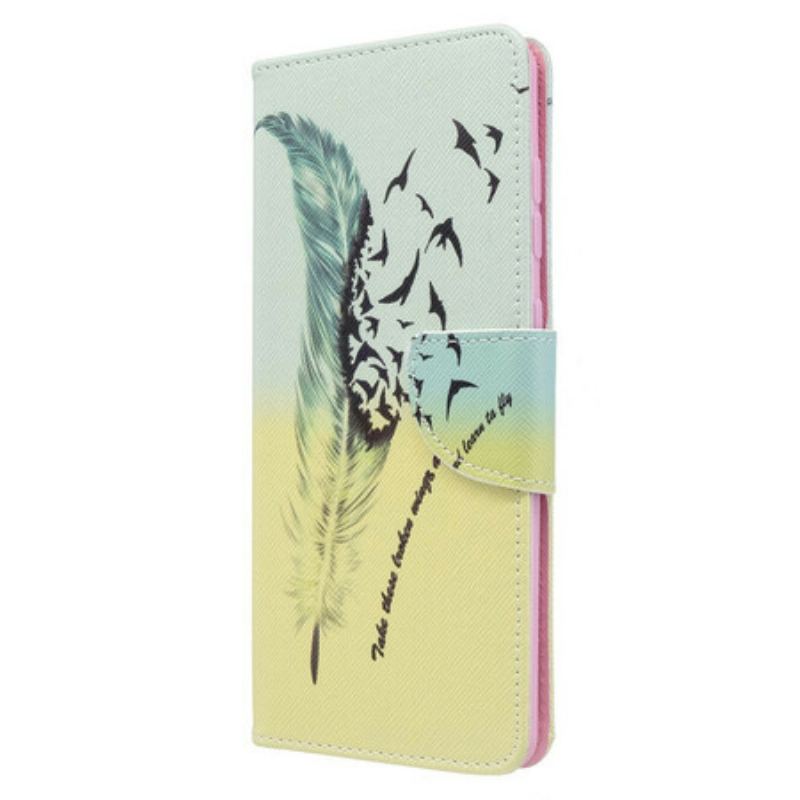 Capa Flip Para Samsung Galaxy A71 Aprender A Voar