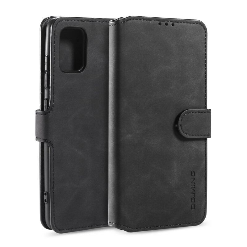 Capa Folio Para Samsung Galaxy A71 Dg.ming Retro