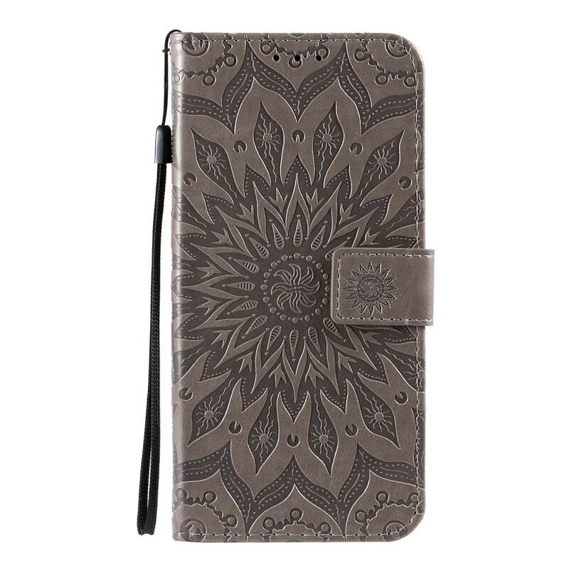 Capa Folio Para Samsung Galaxy A71 Flor Do Sol