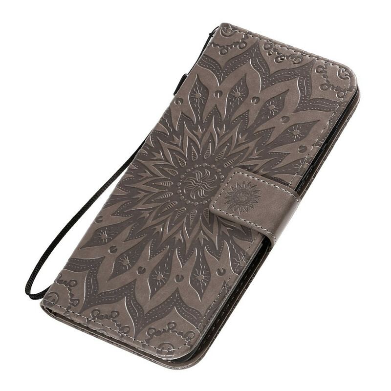 Capa Folio Para Samsung Galaxy A71 Flor Do Sol