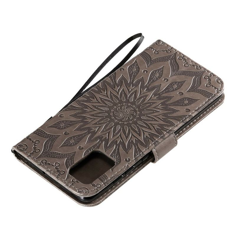 Capa Folio Para Samsung Galaxy A71 Flor Do Sol