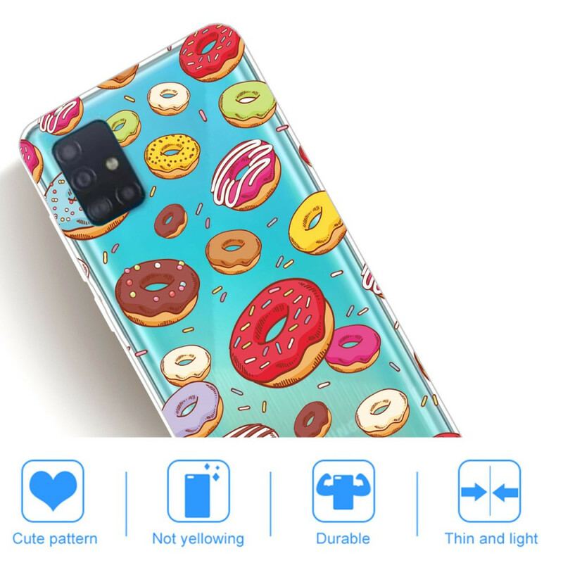 Capa Para Samsung Galaxy A71 Amo Rosquinhas