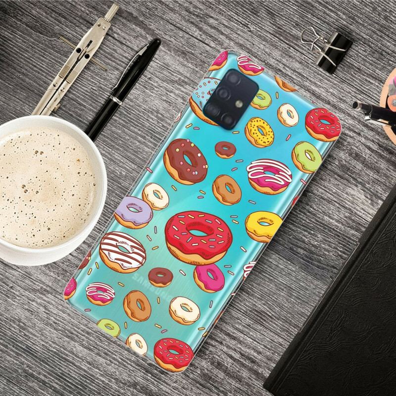 Capa Para Samsung Galaxy A71 Amo Rosquinhas