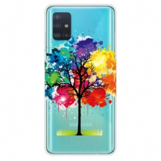 Capa Para Samsung Galaxy A71 Árvore Aquarela Perfeita