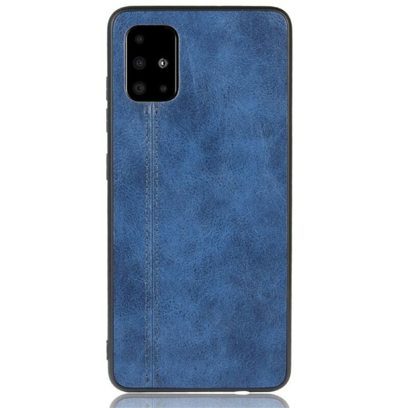 Capa Para Samsung Galaxy A71 Efeito Couro Couture