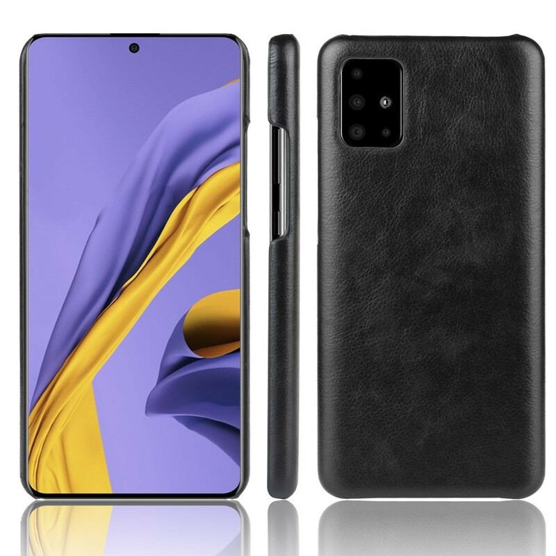 Capa Para Samsung Galaxy A71 Efeito Couro Lichia