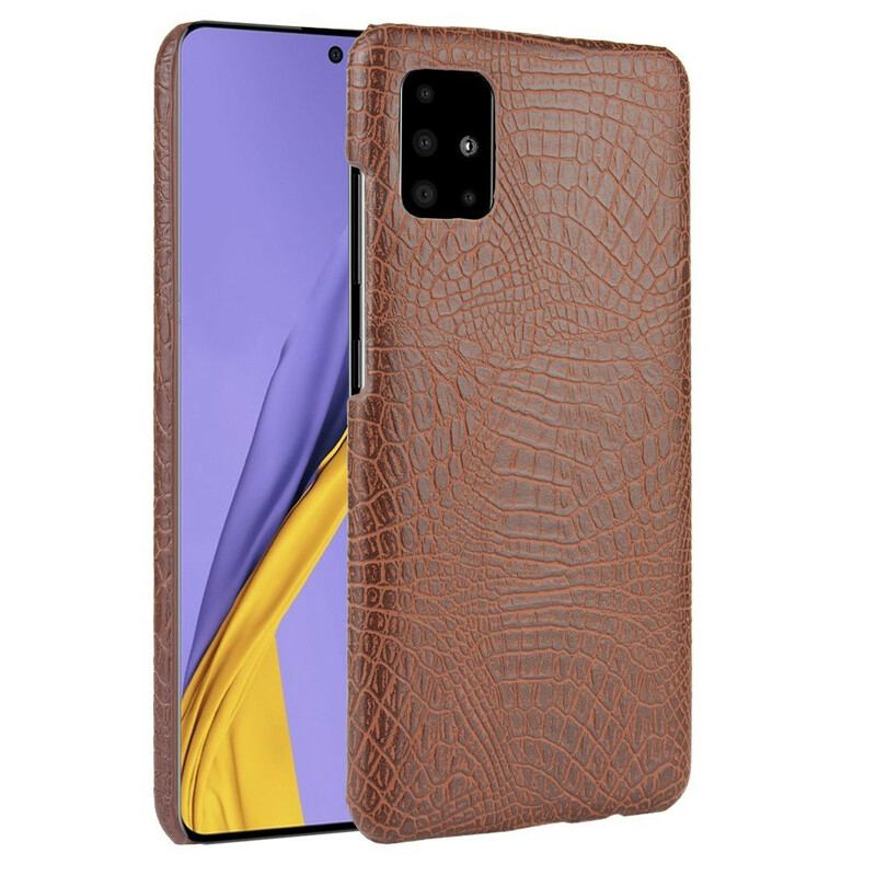 Capa Para Samsung Galaxy A71 Efeito Pele De Crocodilo