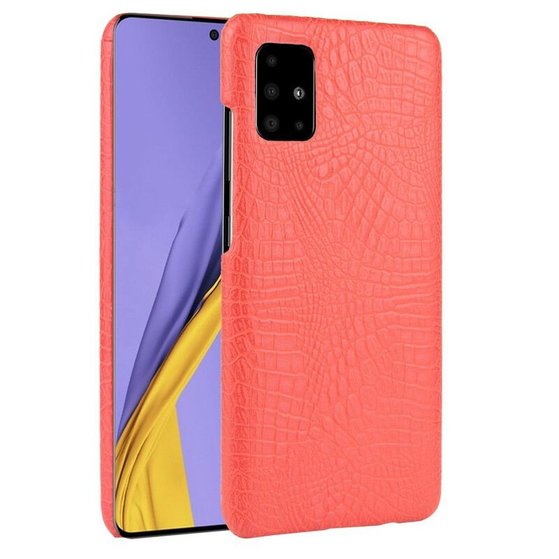 Capa Para Samsung Galaxy A71 Efeito Pele De Crocodilo