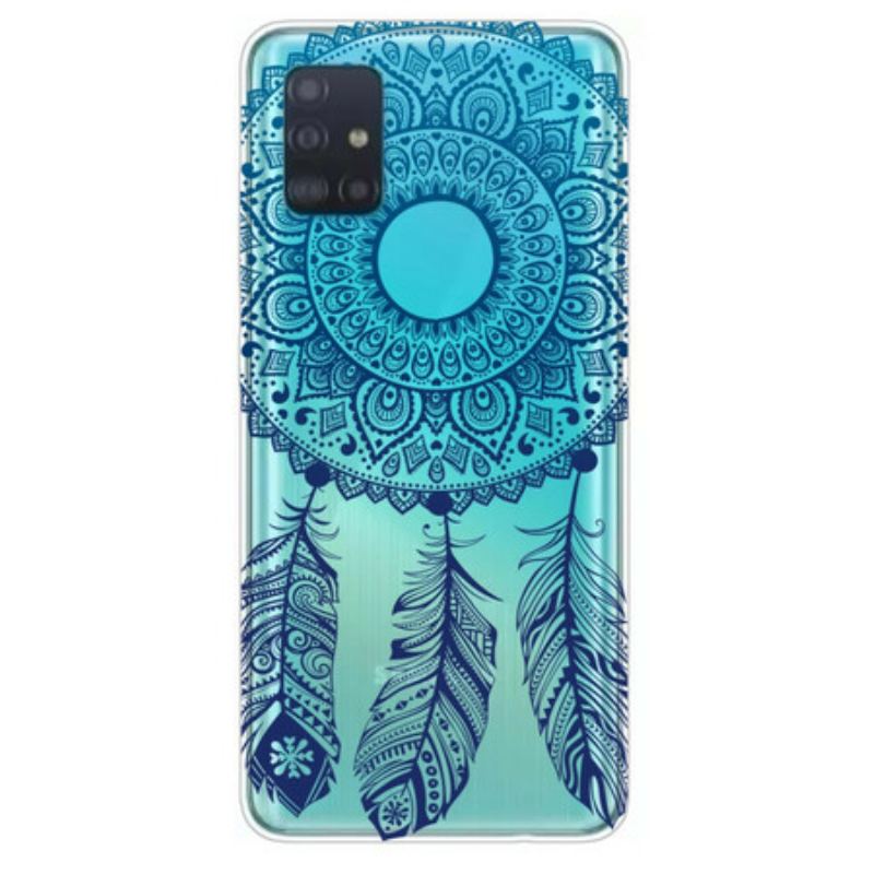 Capa Para Samsung Galaxy A71 Mandala De Flor Única