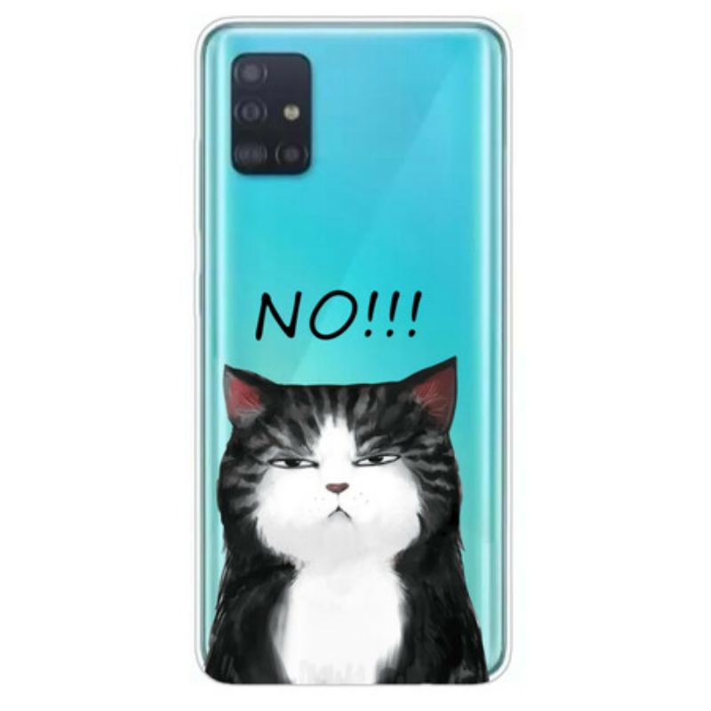 Capa Para Samsung Galaxy A71 O Gato Que Diz Não