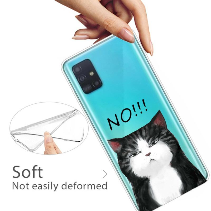 Capa Para Samsung Galaxy A71 O Gato Que Diz Não