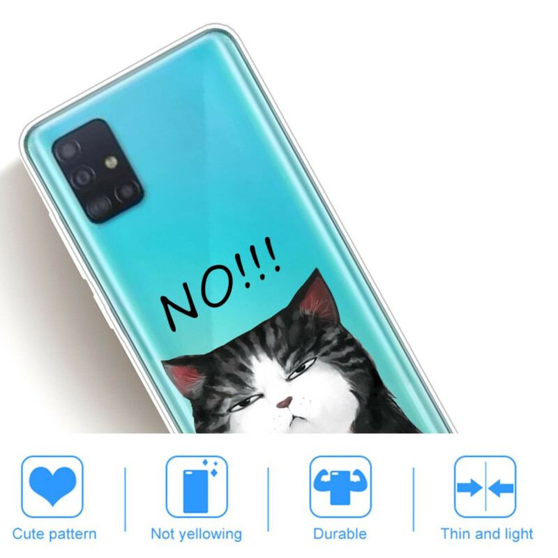 Capa Para Samsung Galaxy A71 O Gato Que Diz Não