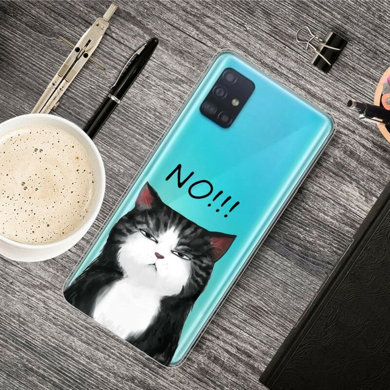 Capa Para Samsung Galaxy A71 O Gato Que Diz Não