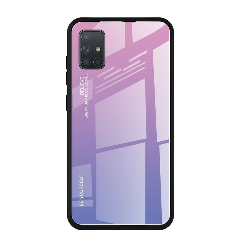 Capa Para Samsung Galaxy A71 Vidro Temperado Seja Você Mesmo