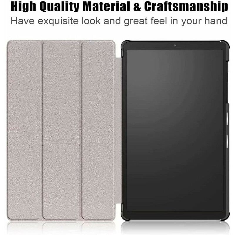 Capa De Celular Para Samsung Galaxy Tab A7 Lite Couro Sintético E Protetor De Tela