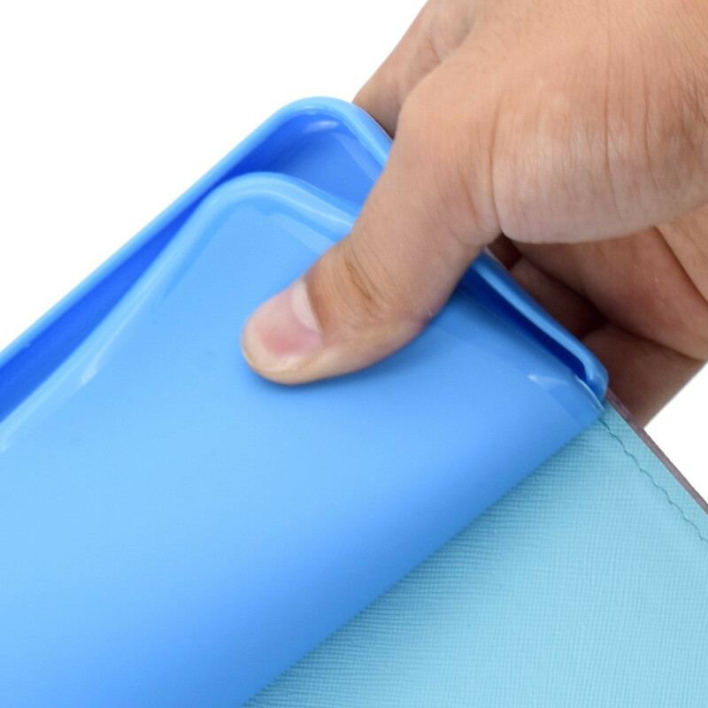 Capa De Couro Para Samsung Galaxy Tab A7 Lite Borboletas Únicas