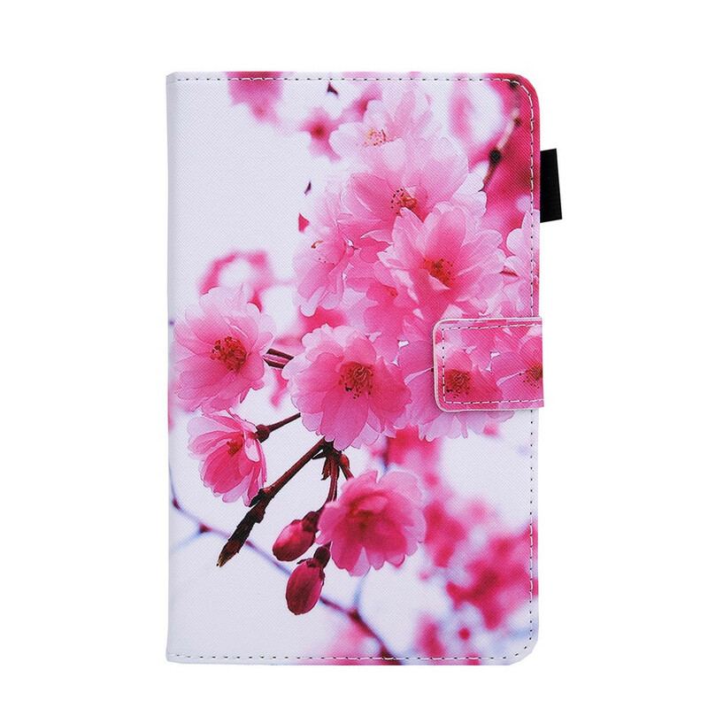 Capa Flip Para Samsung Galaxy Tab A7 Lite Flores Dos Sonhos