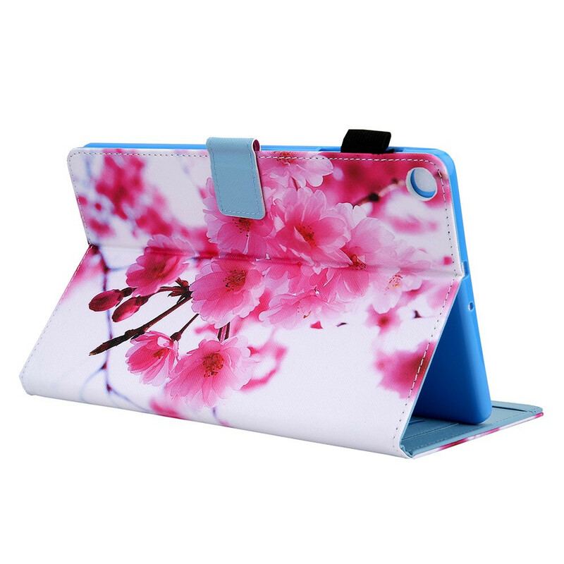 Capa Flip Para Samsung Galaxy Tab A7 Lite Flores Dos Sonhos