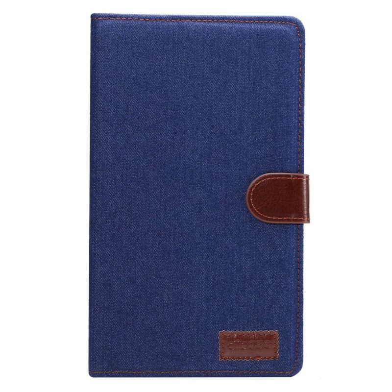 Capa Flip Para Samsung Galaxy Tab A7 Lite Jeans