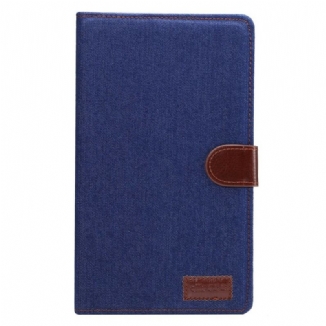 Capa Flip Para Samsung Galaxy Tab A7 Lite Jeans