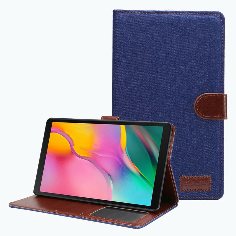 Capa Flip Para Samsung Galaxy Tab A7 Lite Jeans