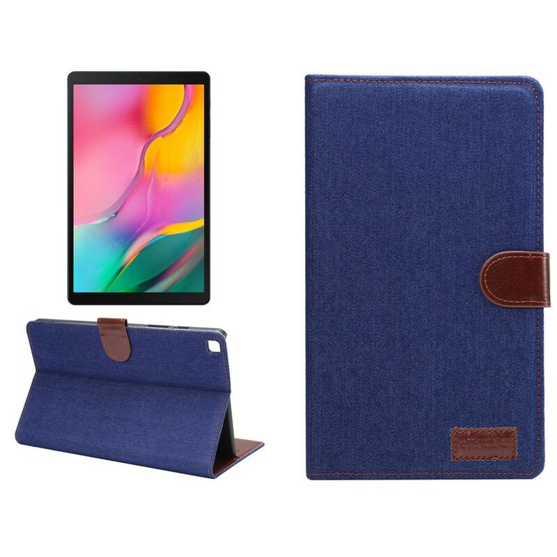 Capa Flip Para Samsung Galaxy Tab A7 Lite Jeans