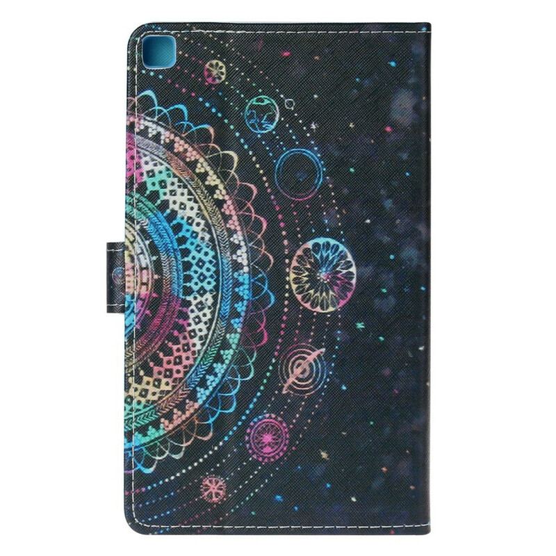 Capa Flip Para Samsung Galaxy Tab A7 Lite Mandala Art Series