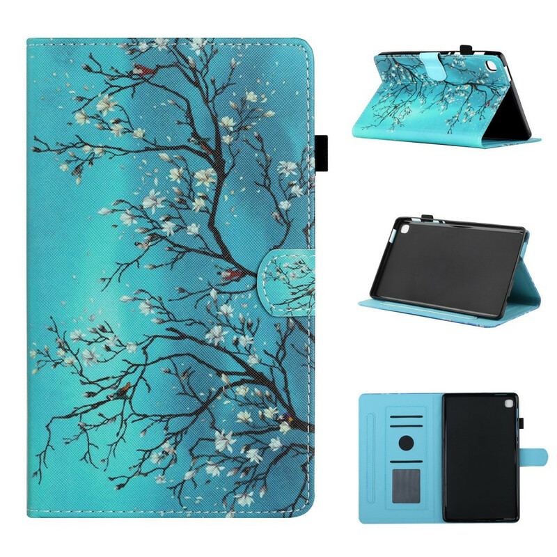 Capa Flip Para Samsung Galaxy Tab A7 Lite Ramos Floridos