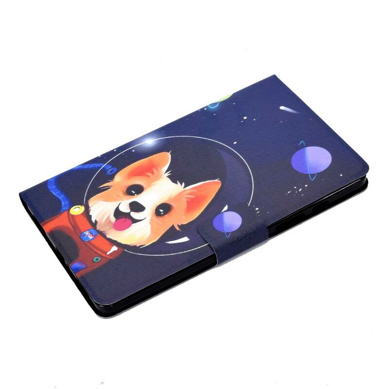 Capa Folio Para Samsung Galaxy Tab A7 Lite Cao Espacial