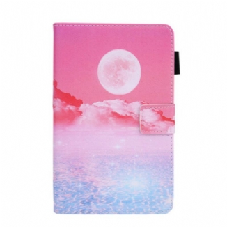 Capa Folio Para Samsung Galaxy Tab A7 Lite Paisagem De Sonho