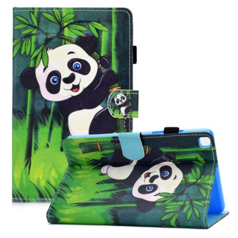 Capa Folio Para Samsung Galaxy Tab A7 Lite Panda