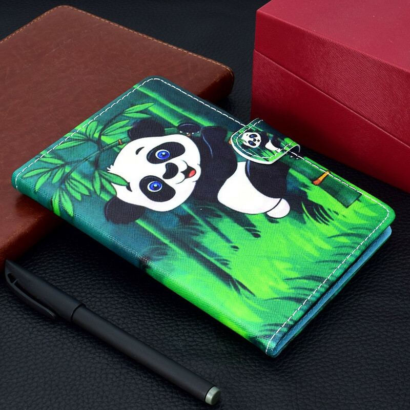 Capa Folio Para Samsung Galaxy Tab A7 Lite Panda