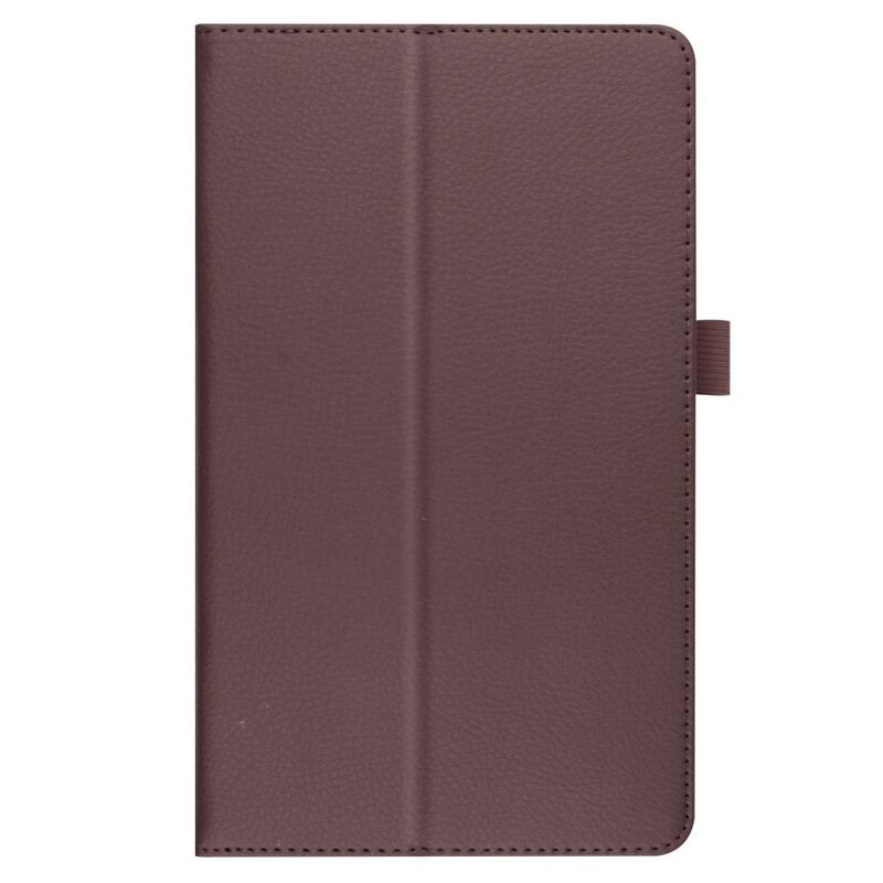 Capa Para Samsung Galaxy Tab A7 Lite 2 Abas De Couro Sintético De Lichia