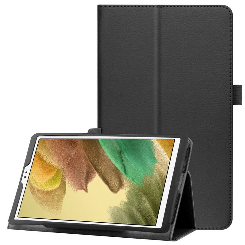 Capa Para Samsung Galaxy Tab A7 Lite 2 Abas De Couro Sintético De Lichia